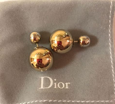 dior ball earrings.